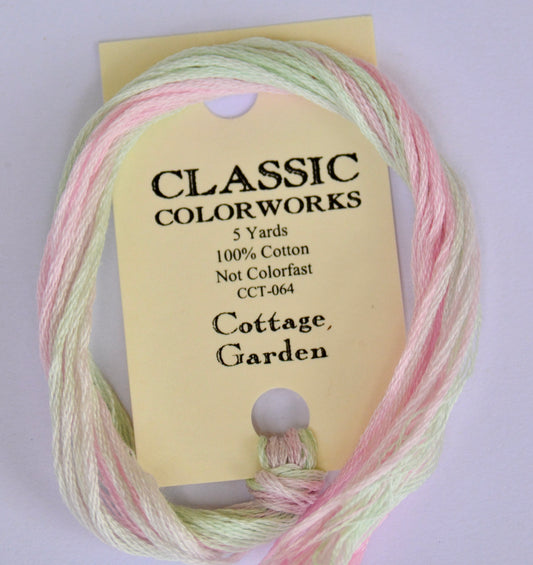 Cottage Garden  Classic Colorworks 6-Strand Hand-Dyed Embroidery Floss