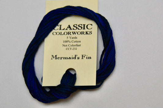 Mermaid’s Fin Classic Colorworks 6 Strand Hand-Dyed Embroidery Floss