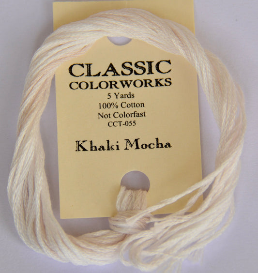 Khaki Mocha Classic Colorworks 6-Strand Hand-Dyed Embroidery Floss