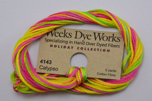 Calypso 4143 Weeks Dye Works 6-Strand Hand-Dyed Embroidery Floss