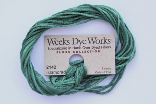 Islamorada 2142 Weeks Dye Works 6-Strand Hand-Dyed Embroidery Floss