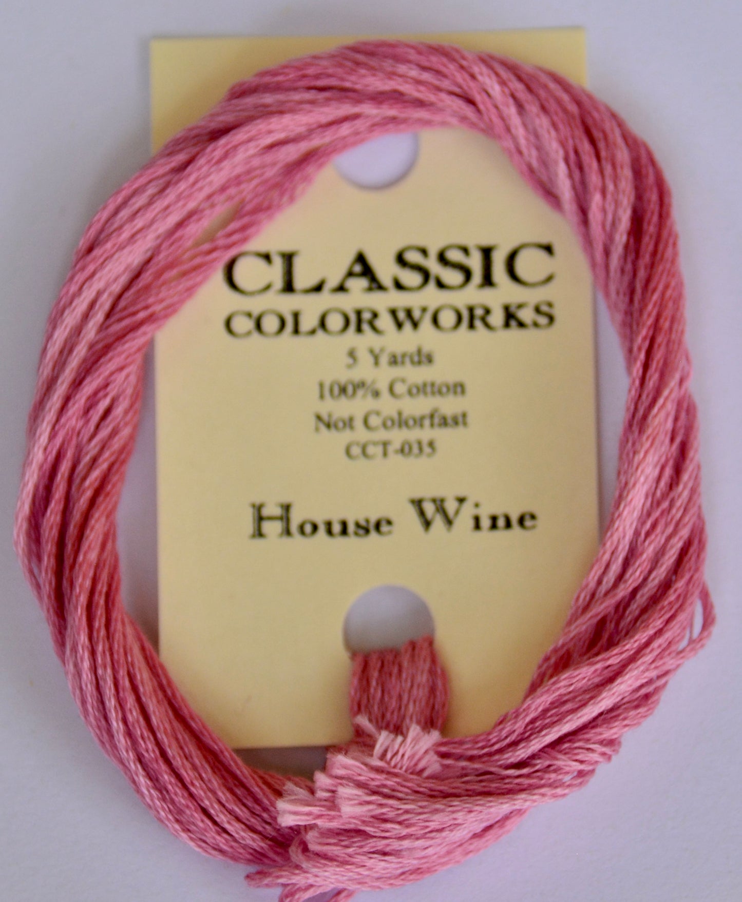 House Wine Classic Colorworks 6-Strand Hand-Dyed Embroidery Floss