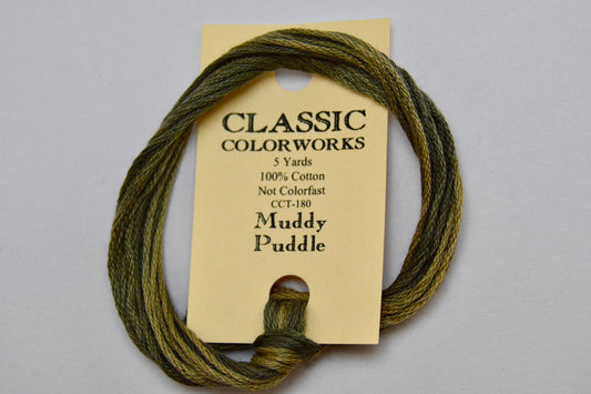 Muddy Puddle Classic Colorworks 6 Strand Hand-Dyed Embroidery Floss