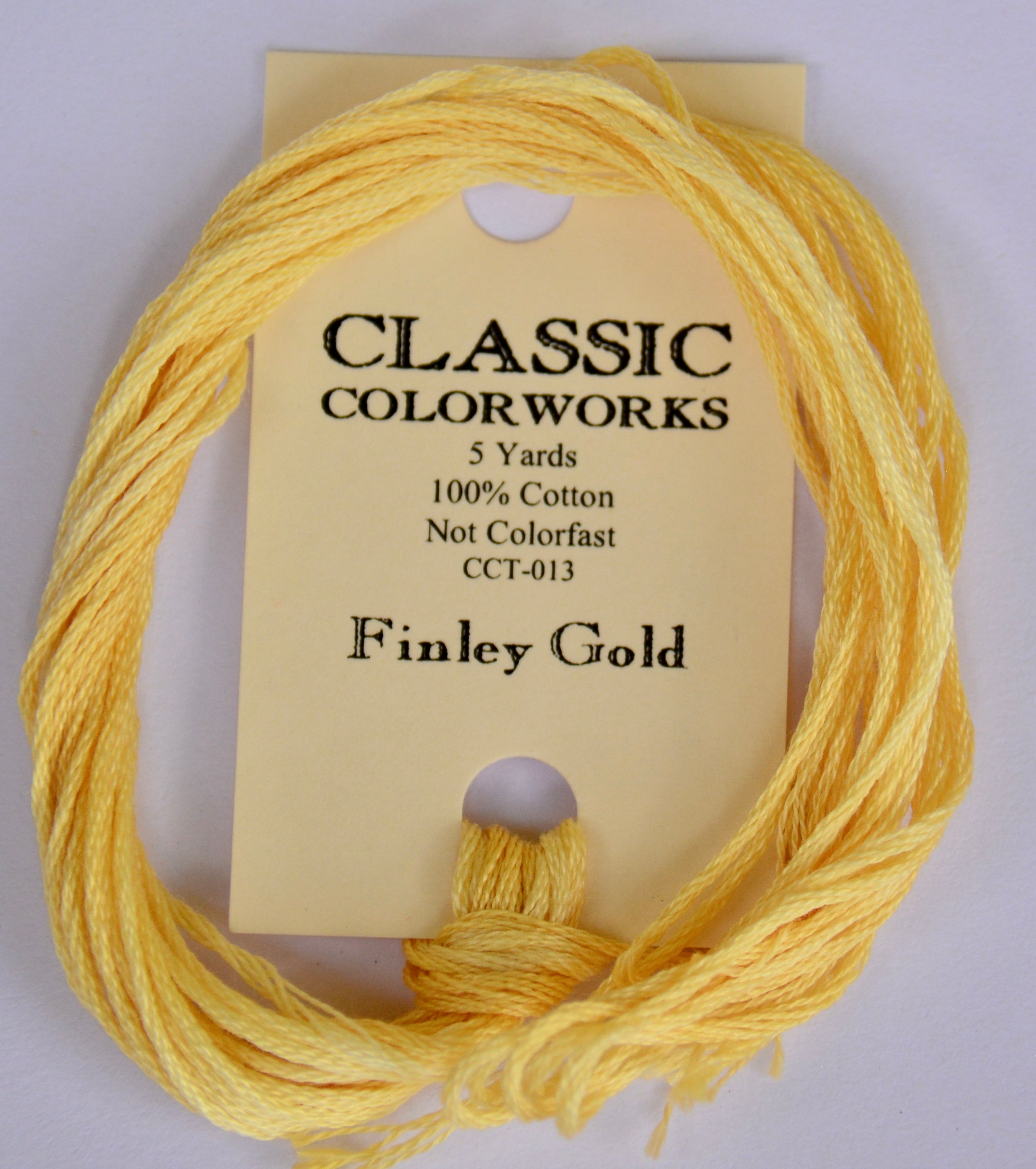 Hand Lettered Finley Finley Gold Classic Colorworks 6-Strand Hand-Dyed Embroidery Floss ...