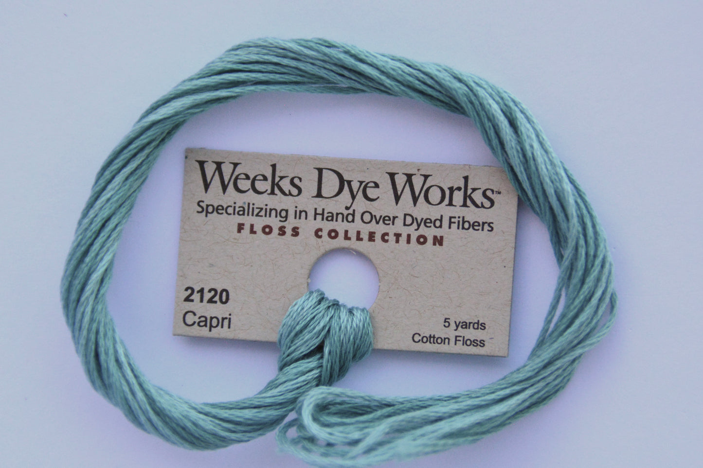 Capri 2120 Weeks Dye Works 6-Strand Hand-Dyed Embroidery Floss