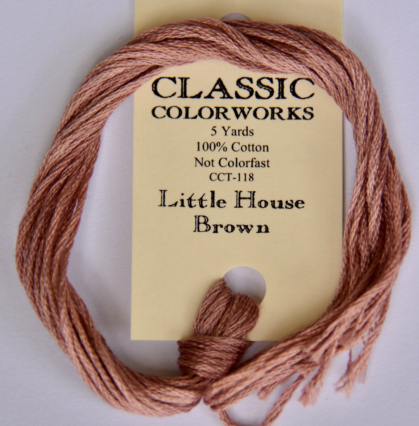 Little House Brown Classic Colorworks 6-Strand Hand-Dyed Embroidery Floss