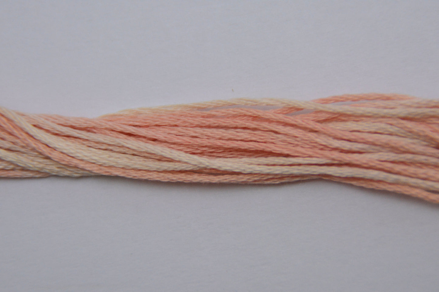 Peach Fuzz 1129 Weeks Dye Works 6-Strand Hand-Dyed Embroidery Floss