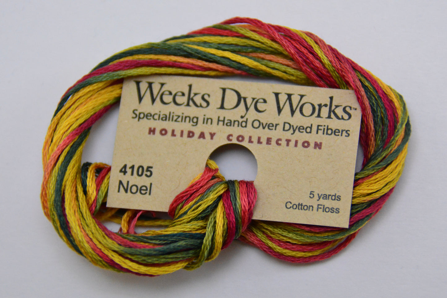 Noel 4105 Weeks Dye Works 6-Strand Hand-Dyed Embroidery Floss