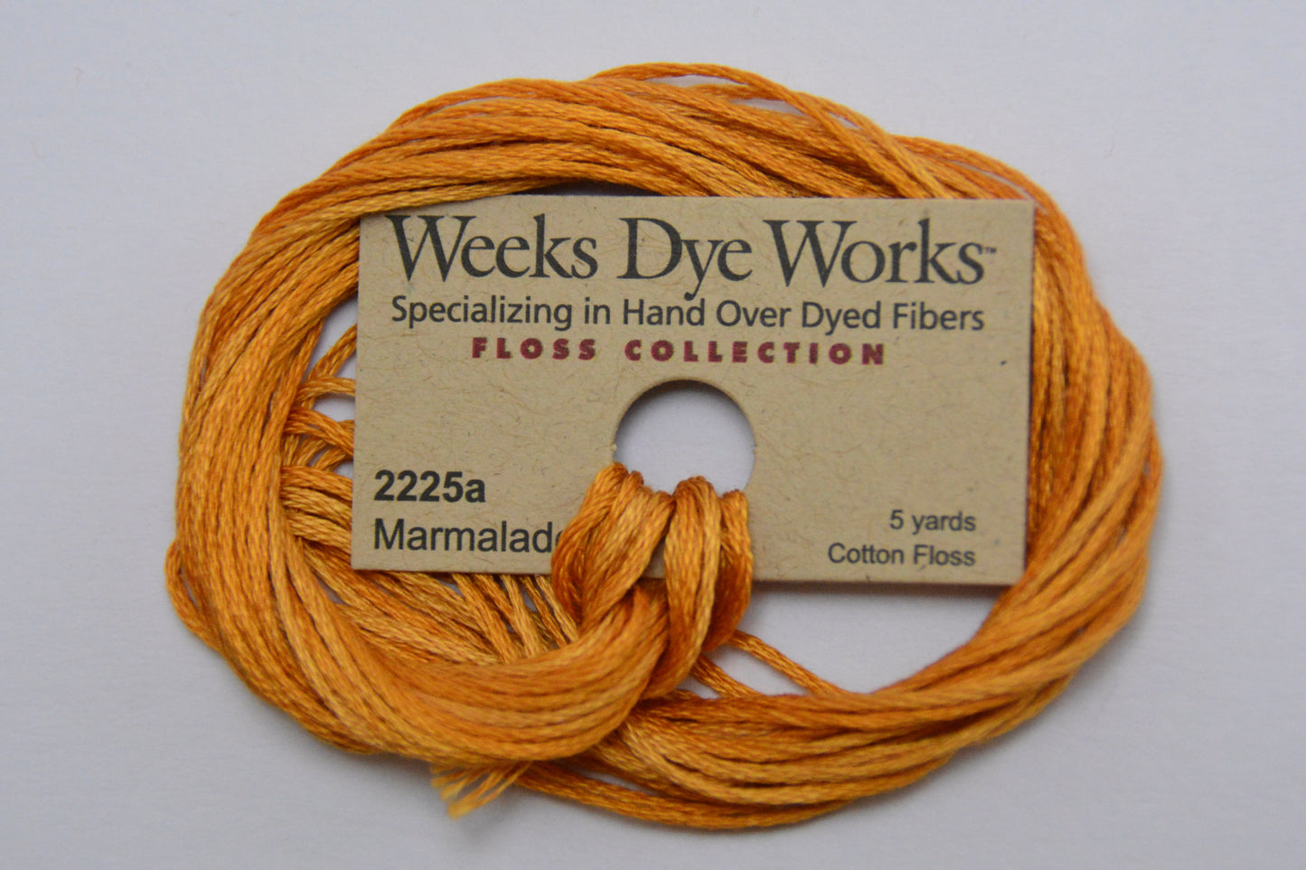Marmalade 2225a Weeks Dye Works 6Strand HandDyed Embroidery Floss