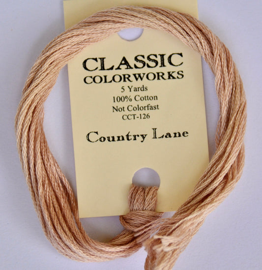 Country Lane Classic Colorworks 6-Strand Hand-Dyed Embroidery Floss