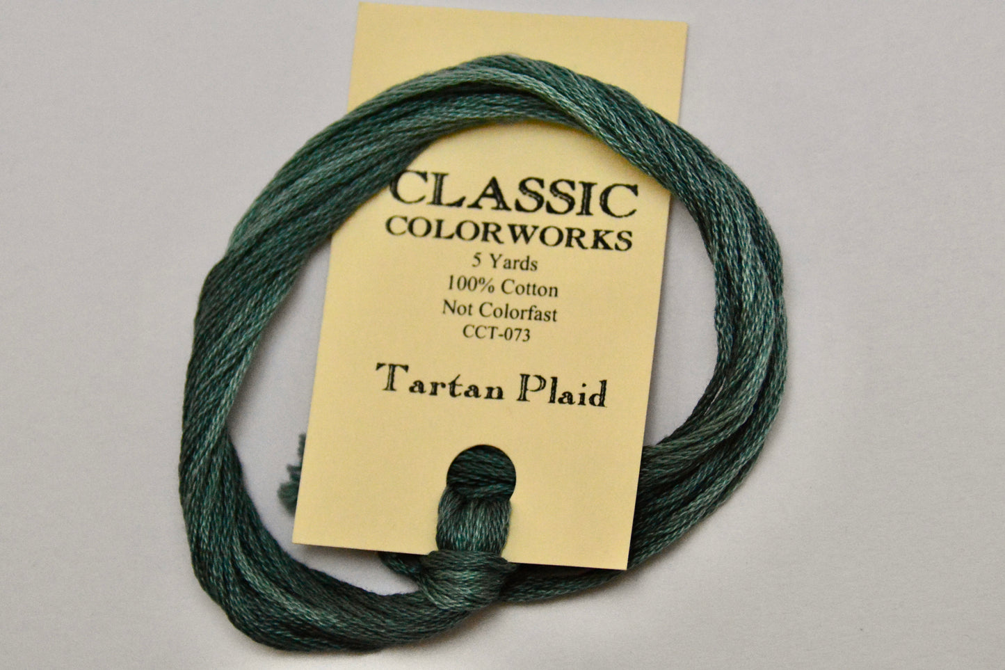 Tartan Plaid Classic Colorworks 6 Strand Hand-Dyed Embroidery Floss