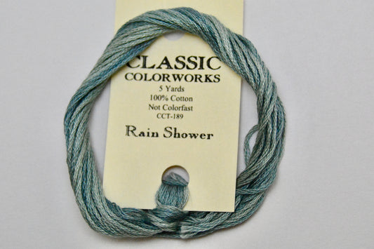 Rain Shower Classic Colorworks 6 Strand Hand-Dyed Embroidery Floss