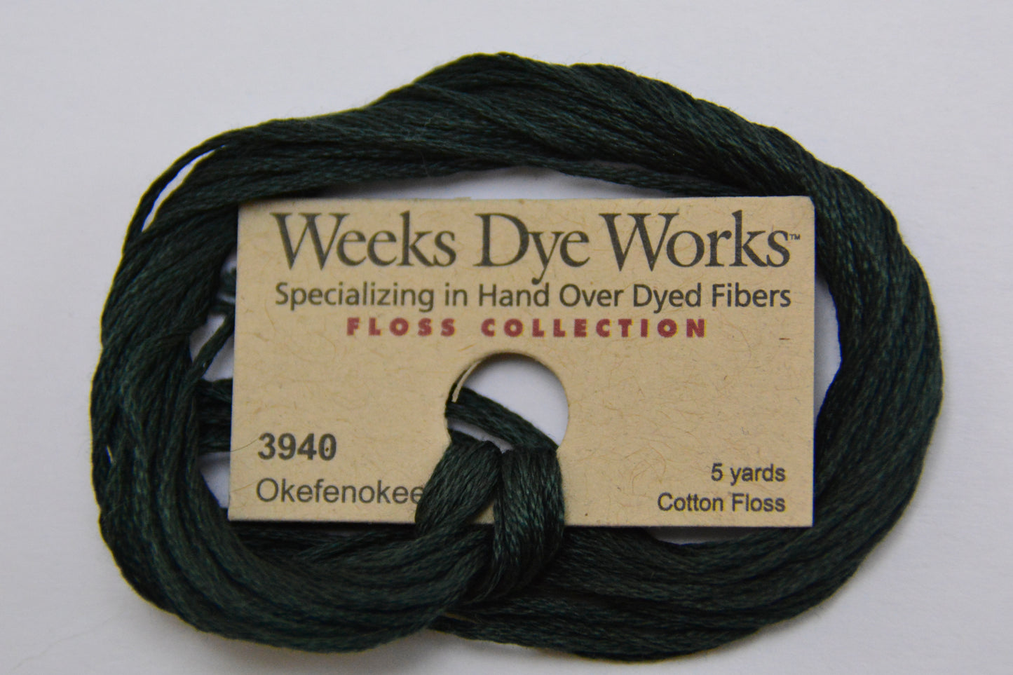 Okefenokee 3940 Weeks Dye Works 6-Strand Hand-Dyed Embroidery Floss