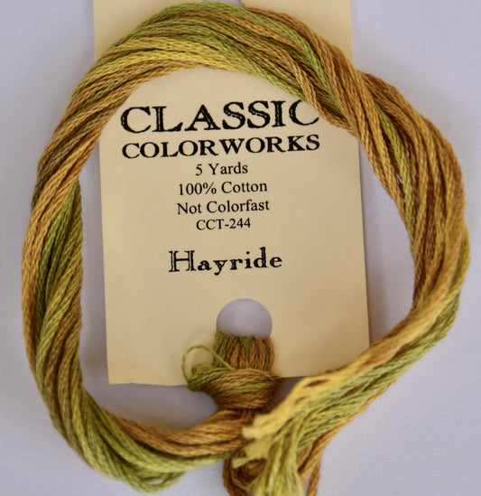 Hayride Classic Colorworks 6-Strand Hand-Dyed Embroidery Floss