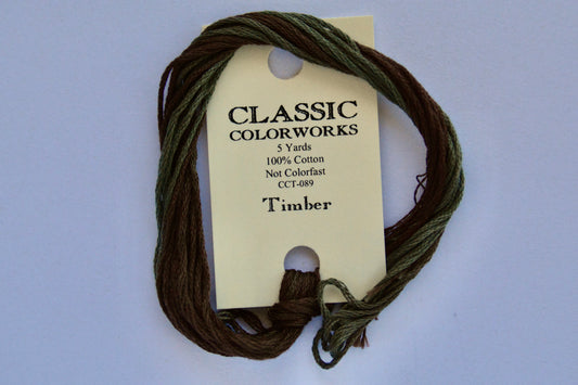 Timber Classic Colorworks 6-Strand Hand-Dyed Embroidery Floss