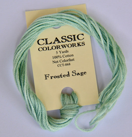 Frosted Sage Classic Colorworks 6-Strand Hand-Dyed Embroidery Floss