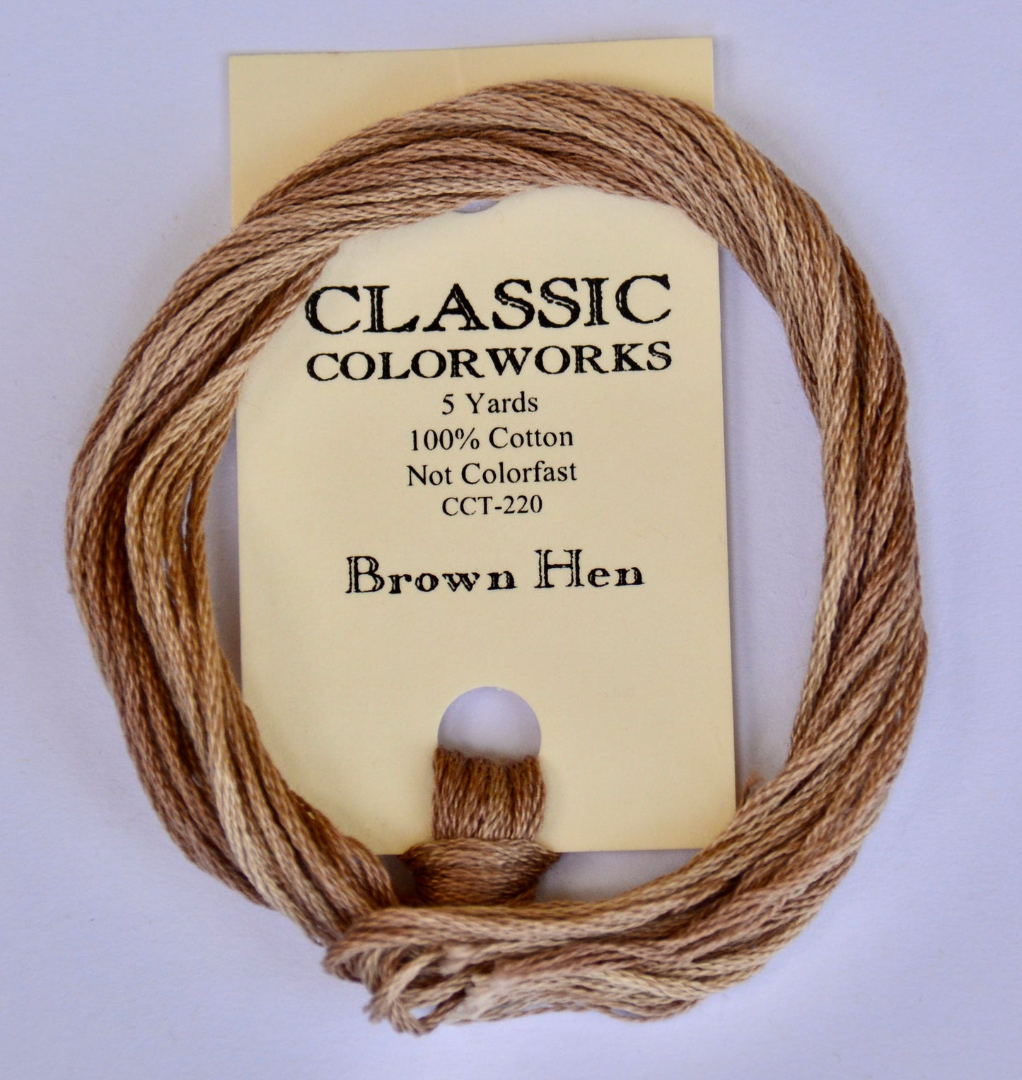 Brown Hen Classic Colorworks 6-Strand Hand-Dyed Embroidery Floss