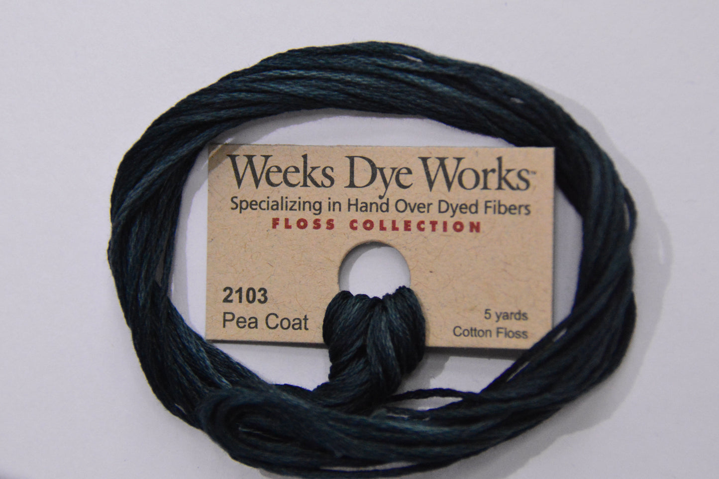 Pea Coat 2103 Weeks Dye Works 6-Strand Hand-Dyed Embroidery Floss