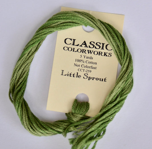 Little Sprout Classic Colorworks 6-Strand Hand-Dyed Embroidery Floss