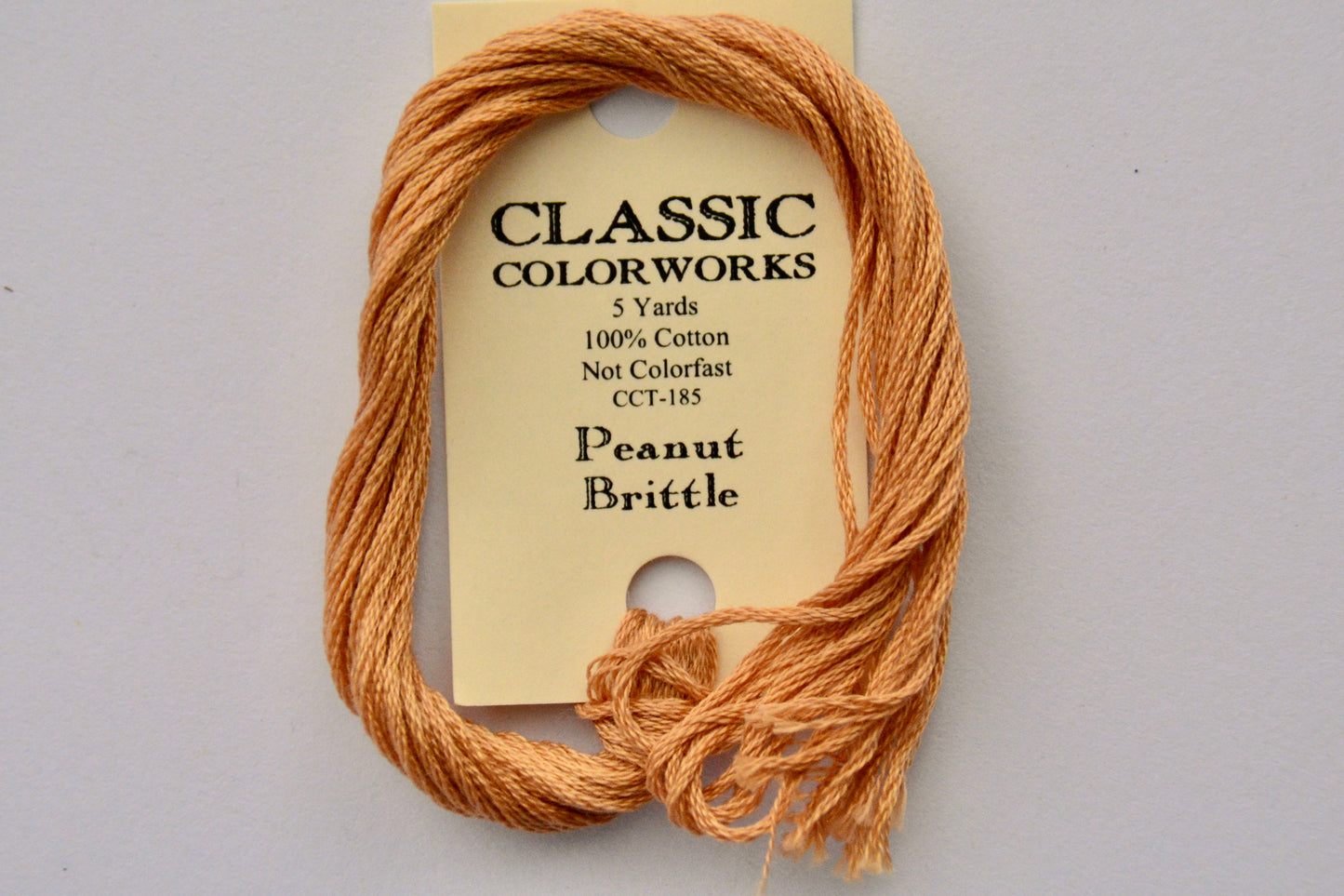 Peanut Brittle Classic Colorworks 6-Strand Hand-Dyed Embroidery Floss