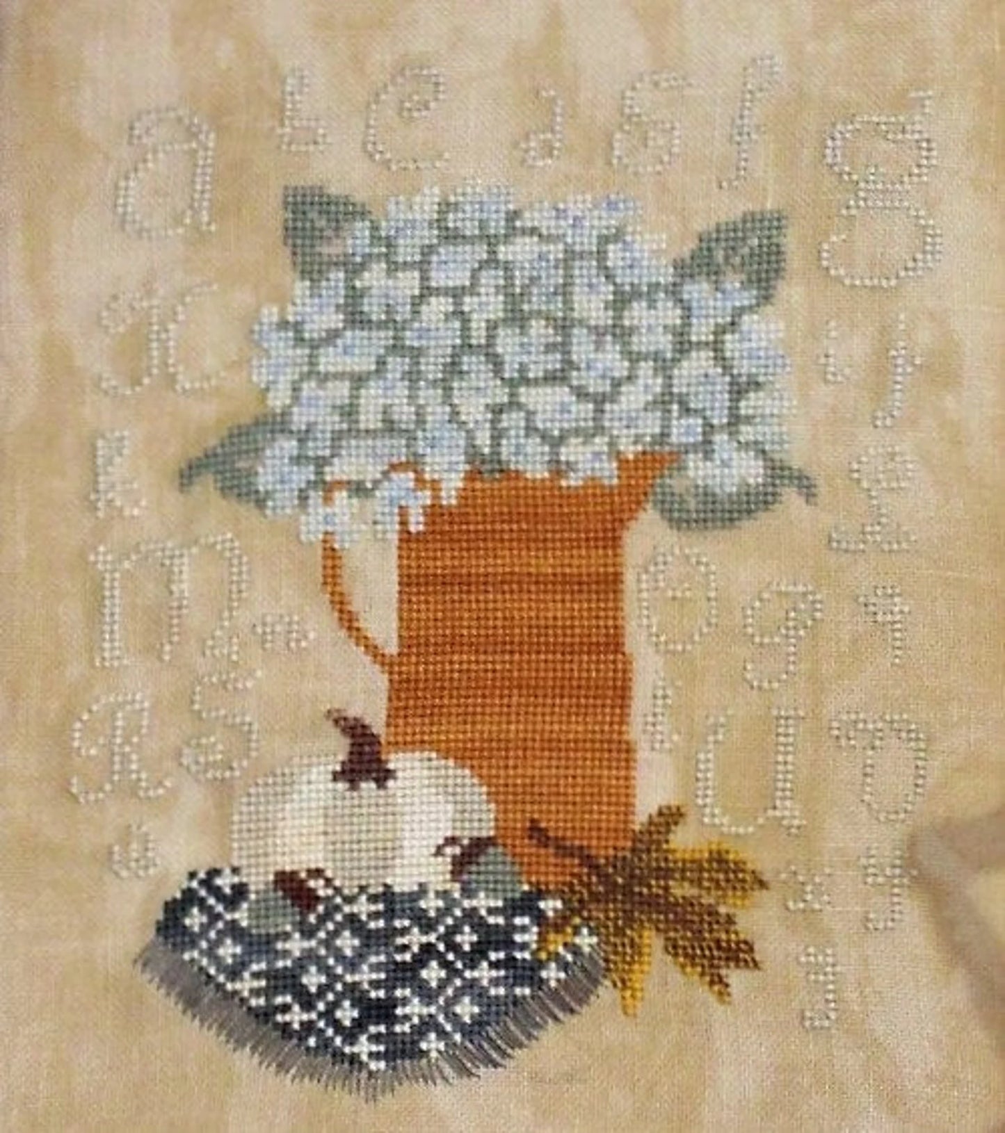 Autumn Subtle Sampler Cross Stitch Pattern by Cosford Rise Stitchery