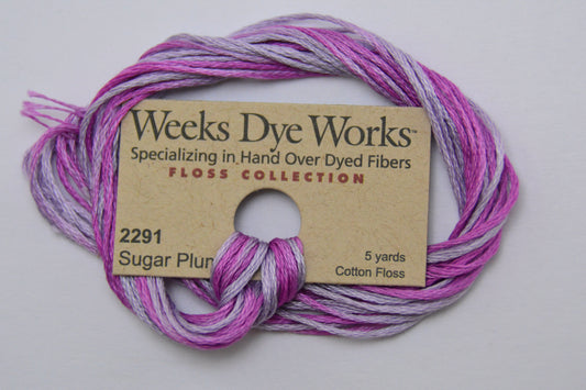 Sugar Plum 2291 Weeks Dye Works 6-Strand Hand-Dyed Embroidery Floss