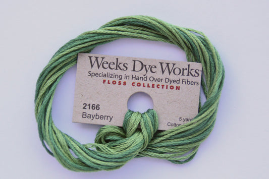 Bayberry 2166 Weeks Dye Works 6-Strand Hand-Dyed Embroidery Floss