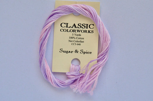 Sugar & Spice Classic Colorworks 6-Strand Hand-Dyed Embroidery Floss