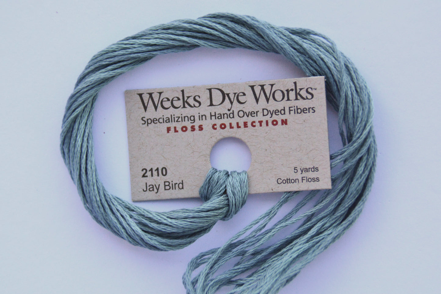 Jay Bird 2110 Weeks Dye Works 6-Strand Hand-Dyed Embroidery Floss