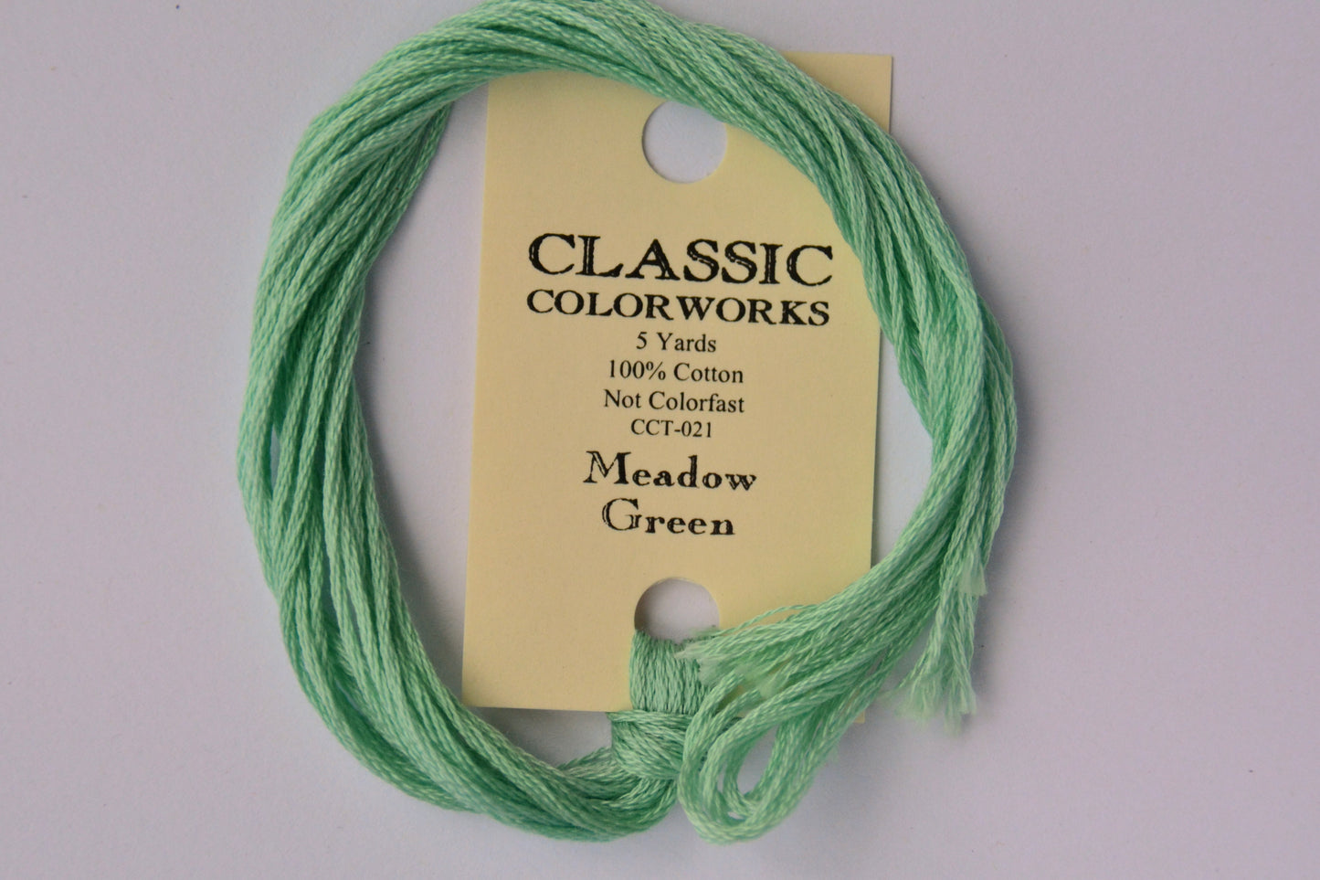 Meadow Green Colorworks 6-Strand Hand-Dyed Embroidery Floss