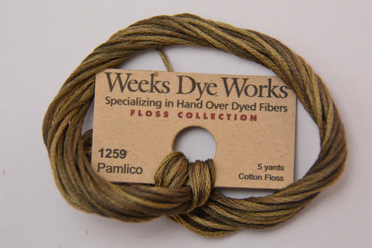 Pamlico 1259 Weeks Dye Works 6-Strand Hand-Dyed Embroidery Floss