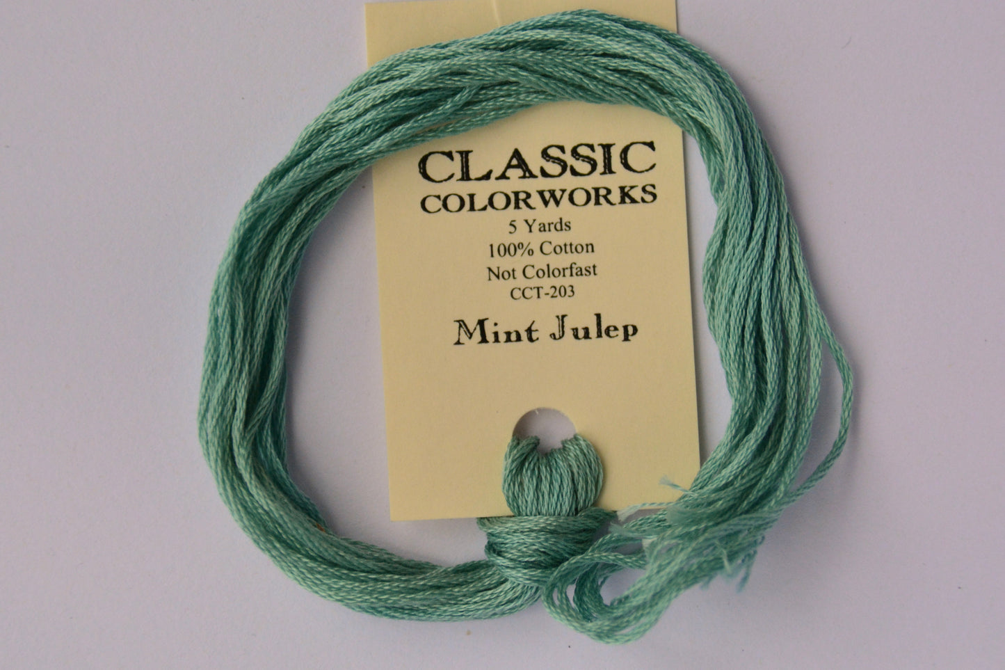 Mint Julep Colorworks 6-Strand Hand-Dyed Embroidery Floss