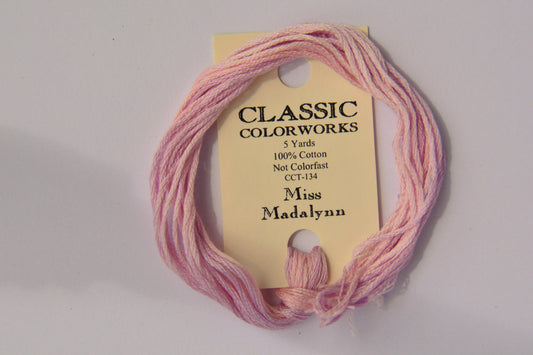 Miss Madalynn Colorworks 6-Strand Hand-Dyed Embroidery Floss