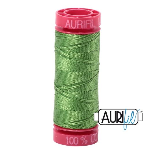 Aurifil 50wt Cotton Grass Green 1114 200m Spool