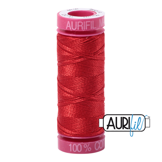 Aurifil 50wt Cotton Paprika Red 2270 200m Spool