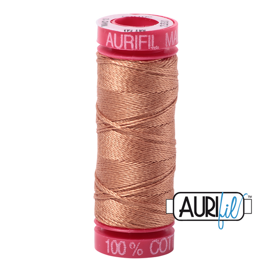 Aurifil 50wt Cotton Light Chestnut Brown 2330 200m Spool