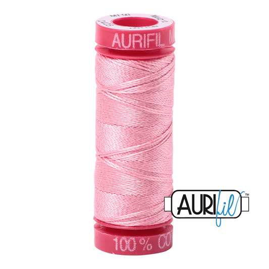 Aurifil 50wt Cotton Bright Pink 2425 200m Spool
