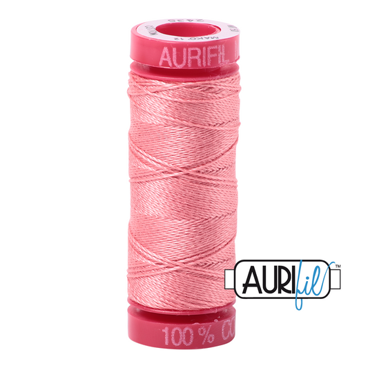 Aurifil 50wt Cotton Peachy Pink 2435 200m Spool