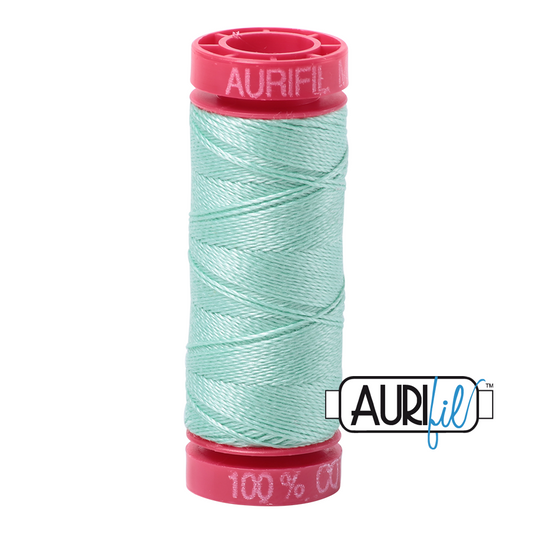 Aurifil 50wt Cotton 50wt Medium Mint Green 2835 200m Spool