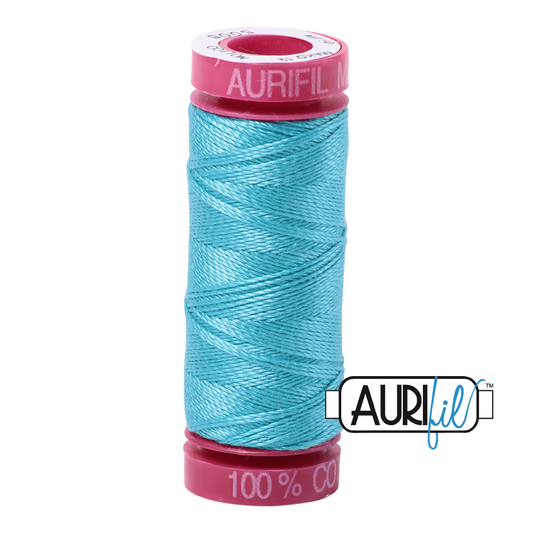 Aurifil 50wt Cotton Bright Turquoise 5005 200m Spool