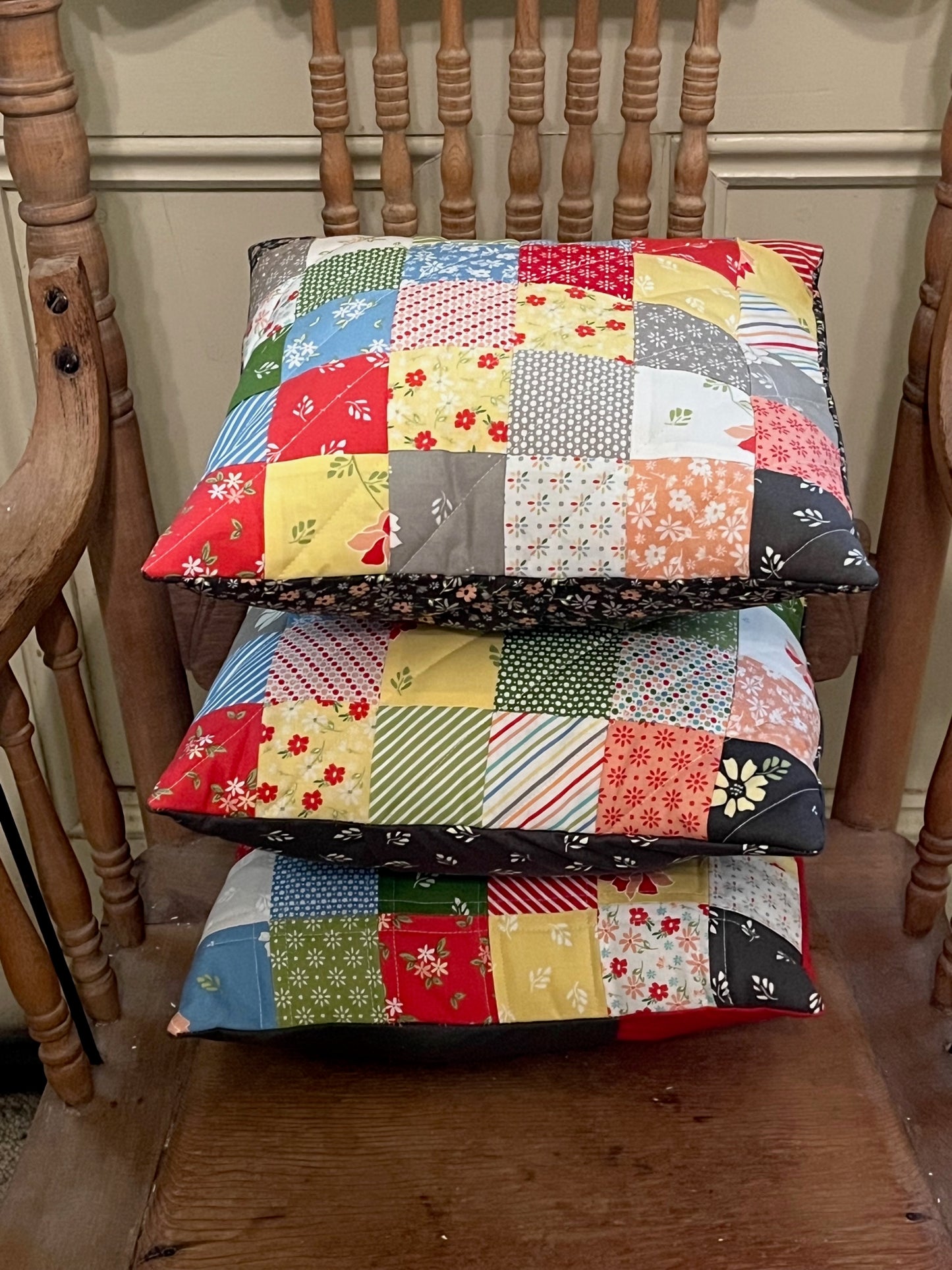 Beginner friendly quilting workshop- Checkerboard Cushion