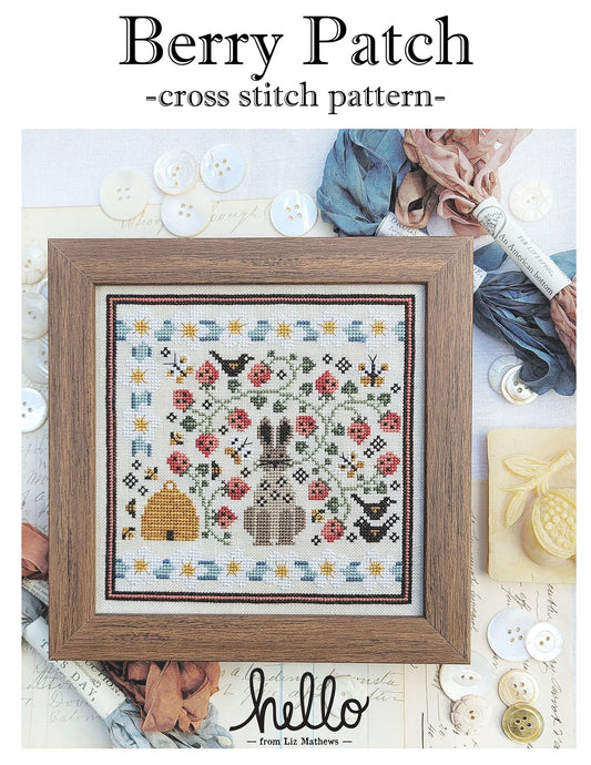 Berry Patch Cross Stitch Pattern Hello from Liz Mathews