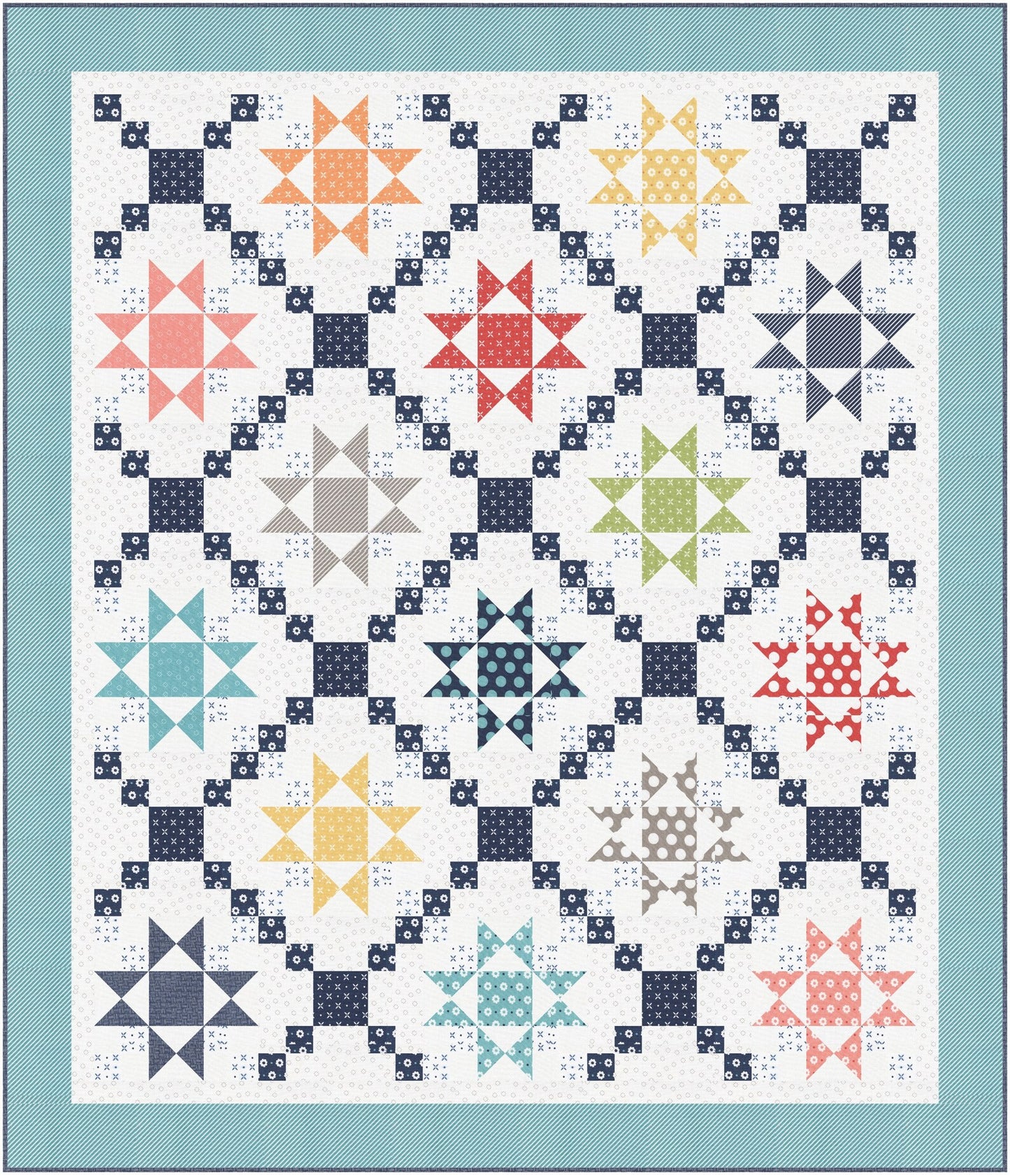 Brightly Quilt Pattern by Quilting Life Designs