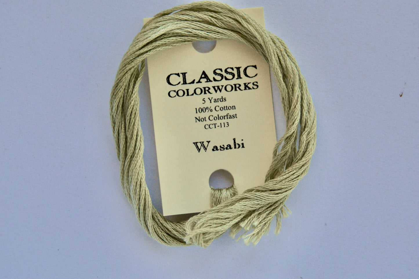Wasabi Classic Colorworks 6-Strand Hand-Dyed Embroidery Floss