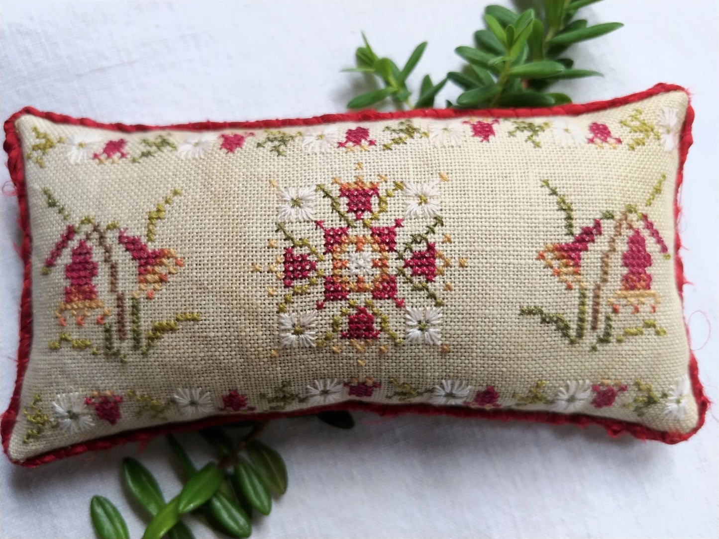 Christmas Bells Pin-keep Cross Stitch Pattern Mojo Stitches