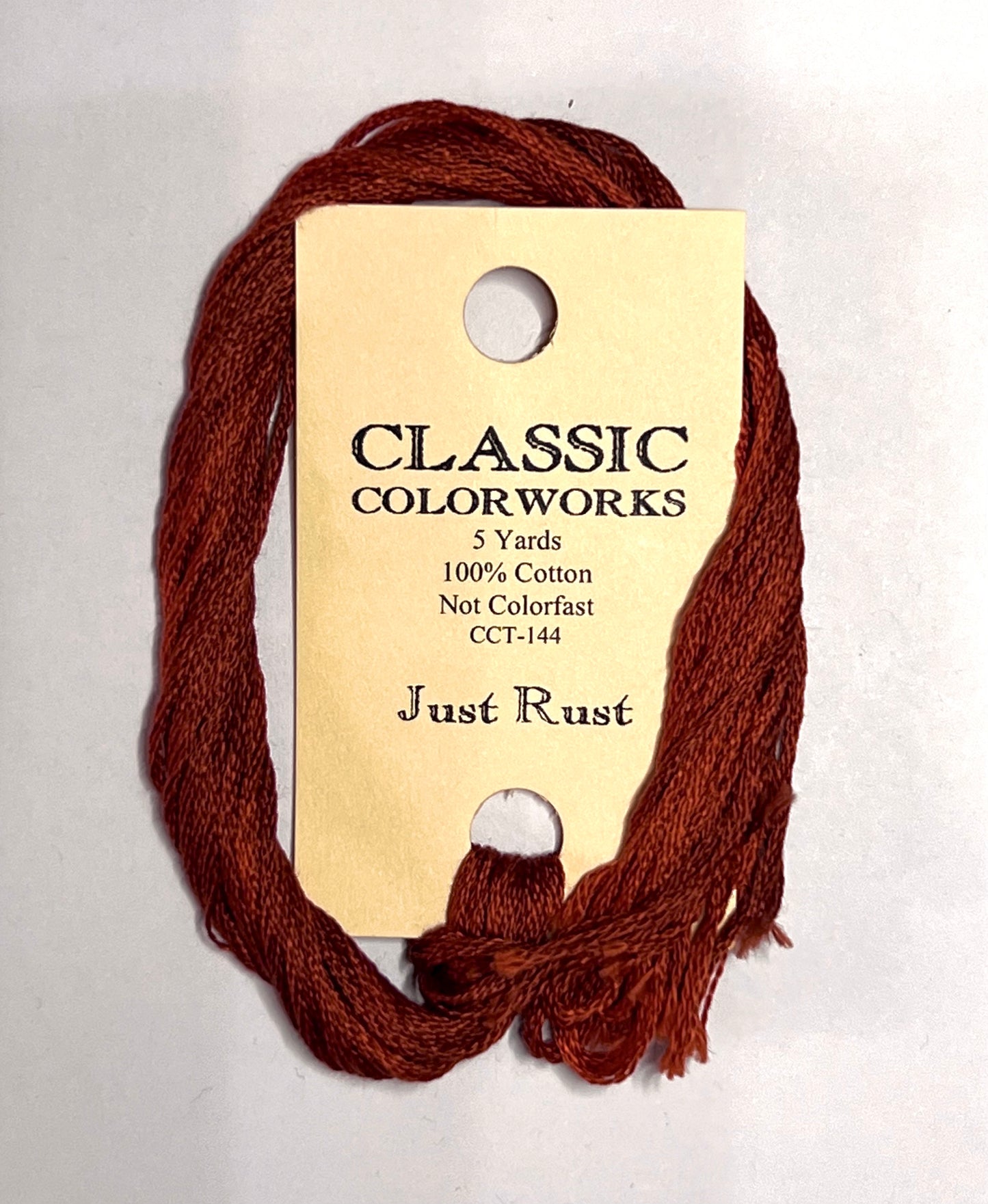Just Rust Classic Colorworks 6 Strand Hand-Dyed Embroidery Floss