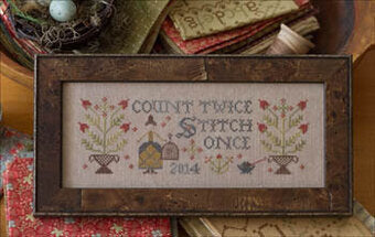 Count Twice Cross Stitch Pattern Plum Street Samplers