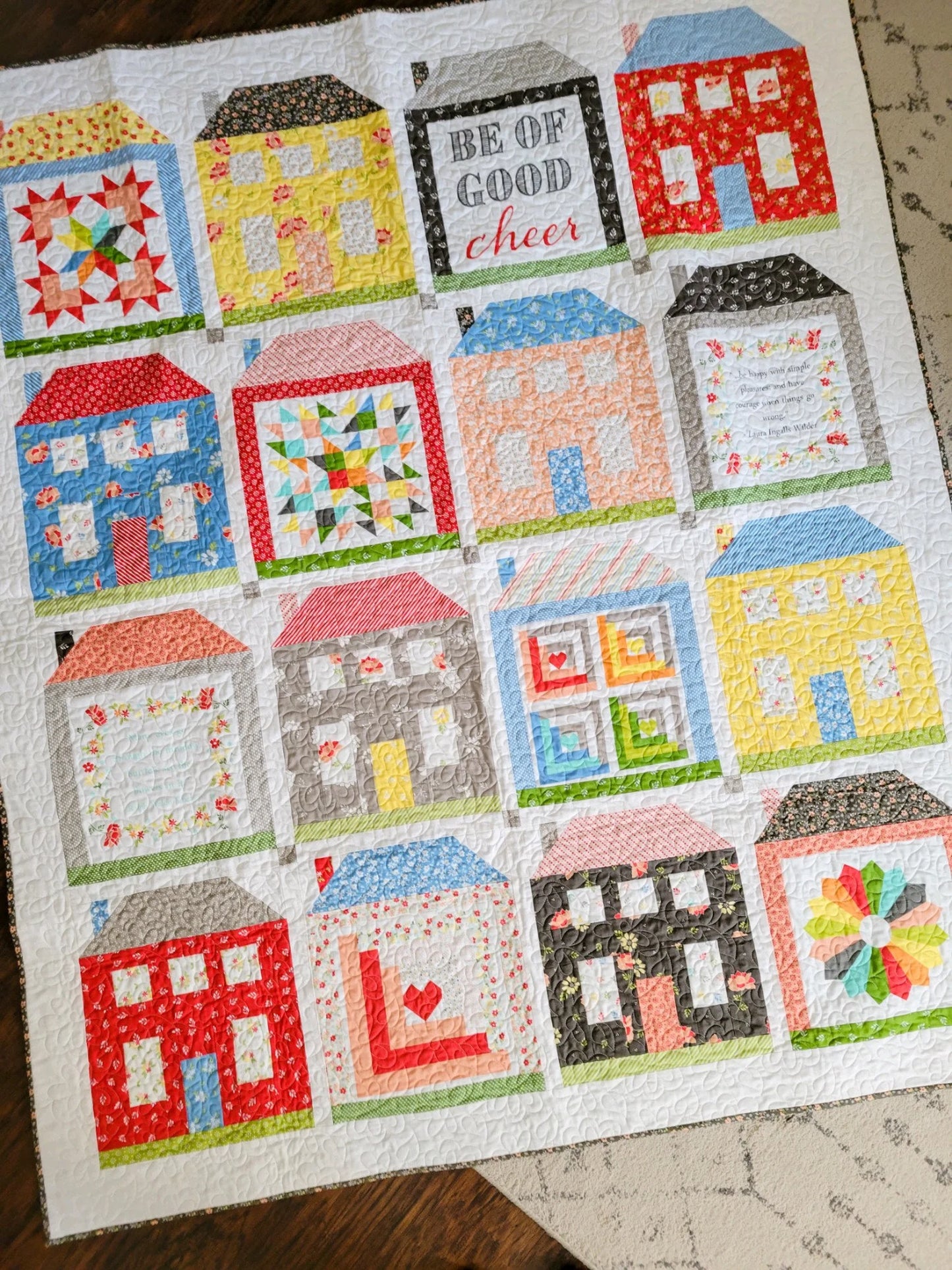 Country Home Quilt Pattern by A Quilting Life