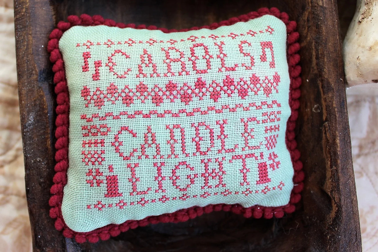 Mince Pies and Mulled Wine Cross Stitch Pattern by Cosford Rise Stitchery