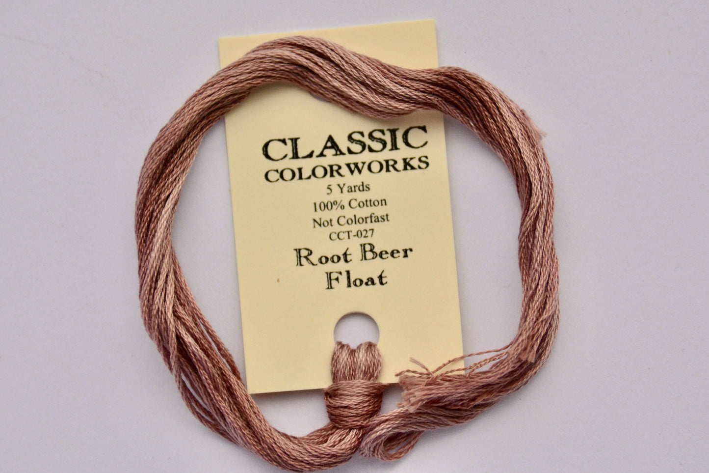 Root Beer Float Classic Colorworks 6-Strand Hand-Dyed Embroidery Floss